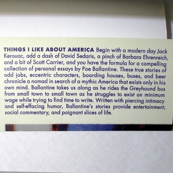 Book: Things I Like About America by Poe Ballantine - Picture 3 of 5